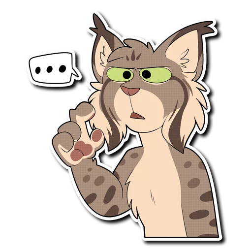 💬 Стикер «Lynx» для Telegram