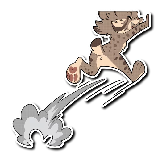 💨 Стикер «Lynx» для Telegram