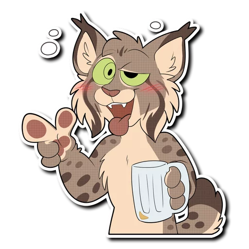 🍺 Стикер «Lynx» для Telegram