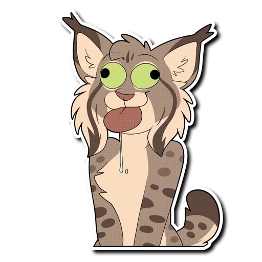 😛 Стикер «Lynx» для Telegram