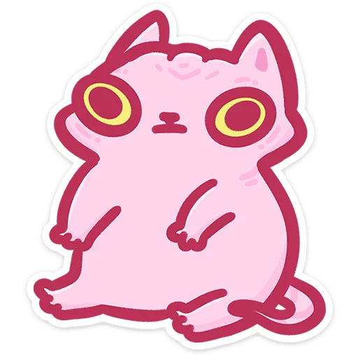 🐱 Стикер «Лёлик от» для Telegram