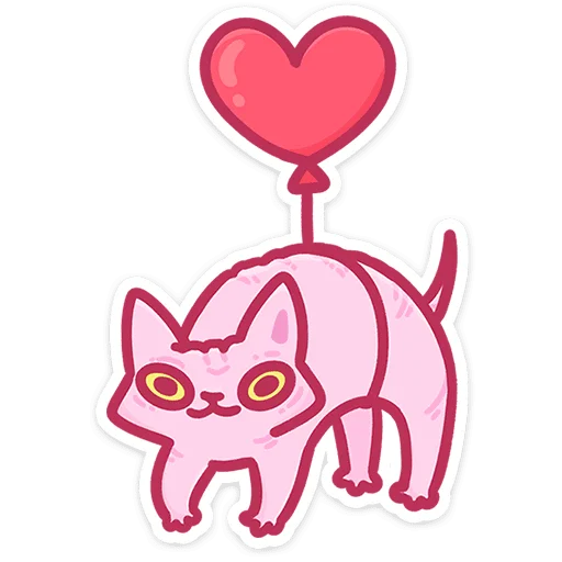 🐱 Стикер «Лёлик от» для Telegram