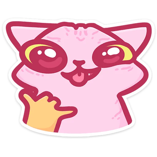 🐱 Стикер «Лёлик от» для Telegram