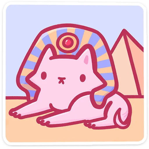 🐱 Стикер «Лёлик от» для Telegram