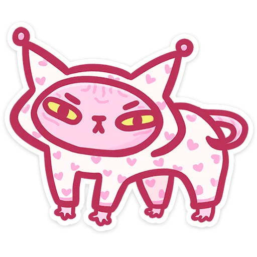 🐱 Стикер «Лёлик от» для Telegram