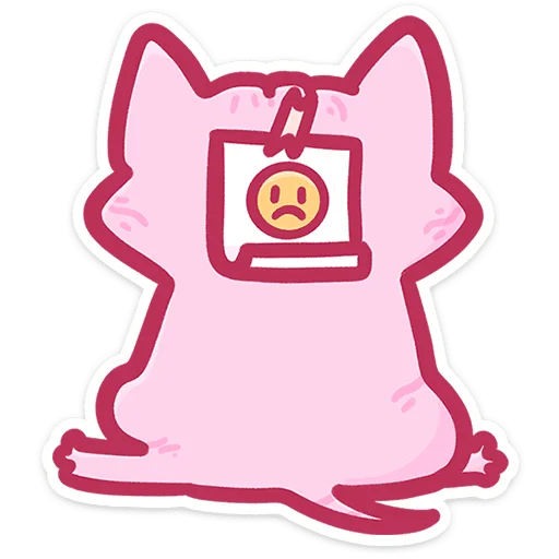 🐱 Стикер «Лёлик от» для Telegram