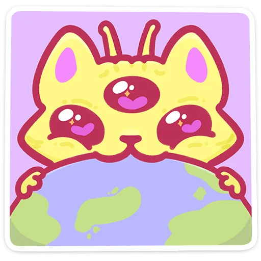 🐱 Стикер «Лёлик от» для Telegram