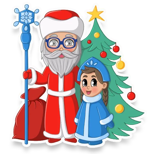🎄 Стикер «Лëва» для Telegram