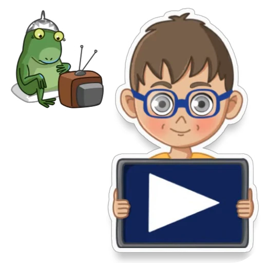 👓 Стикер «Лëва» для Telegram