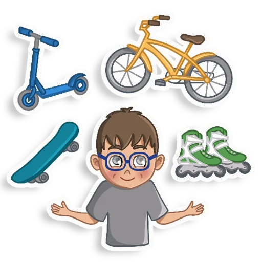 🛼 Стикер «Лëва» для Telegram