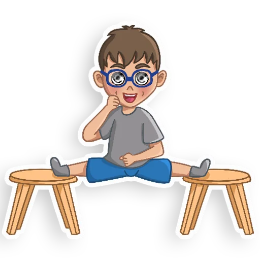 🤸‍♀ Стикер «Лëва» для Telegram