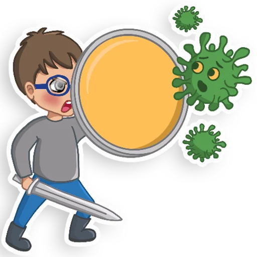 🦠 Стикер «Лëва» для Telegram