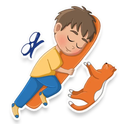 😴 Стикер «Лëва» для Telegram
