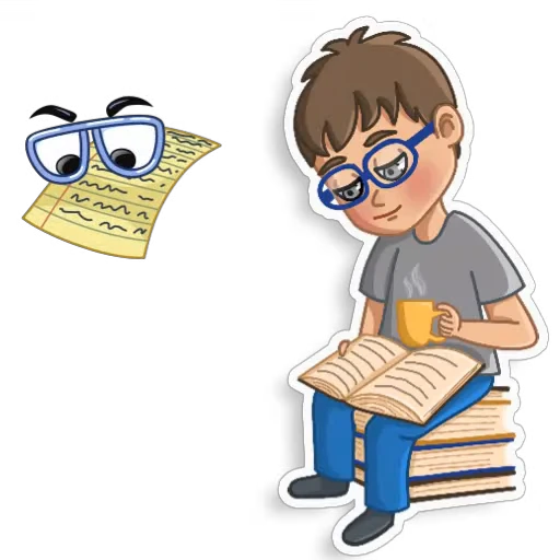 👓 Стикер «Лëва» для Telegram