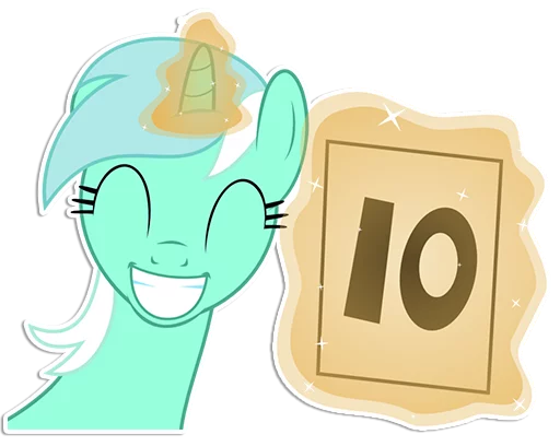 🔟 Стикер «Lyra» для Telegram