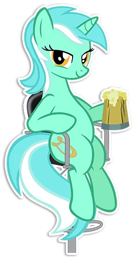🍺 Стикер «Lyra» для Telegram