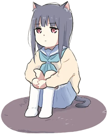 😶 Стикер «Liz and the Blue Bird» для Telegram