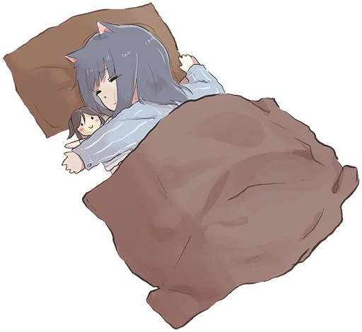 😴 Стикер «Liz and the Blue Bird» для Telegram