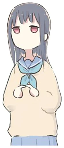😶 Стикер «Liz and the Blue Bird» для Telegram
