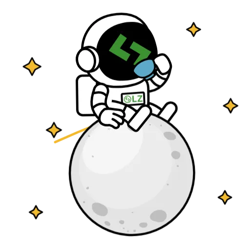 🌕 Стикер «LZ.finance» для Telegram