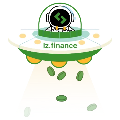 🛸 Стикер «LZ.finance» для Telegram
