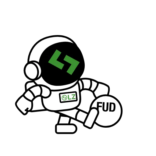 🗡 Стикер «LZ.finance» для Telegram