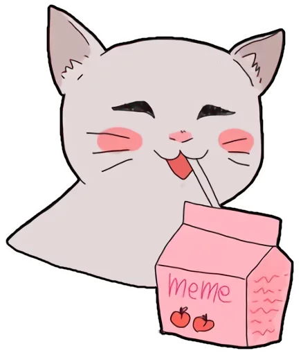 ♥ Стикер «Michis cursed» для Telegram