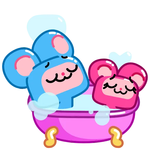 🛁 Эмодзи «Mini Mice» для Telegram