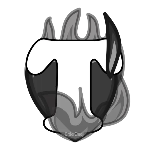 Стикер 59 Letters Heart #letter #font #foradmins