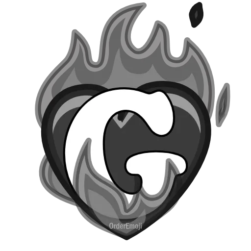 Стикер 7 Letters Heart #letter #font #foradmins