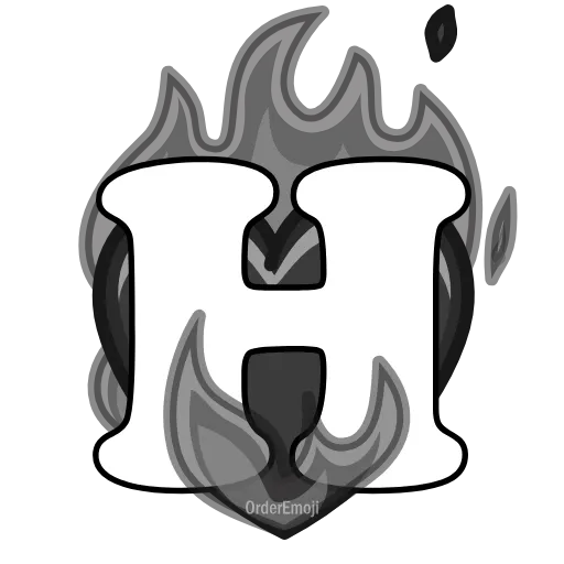 Стикер 54 Letters Heart #letter #font #foradmins
