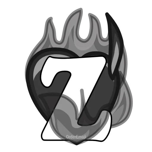 Стикер 26 Letters Heart #letter #font #foradmins
