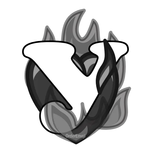 Стикер 60 Letters Heart #letter #font #foradmins