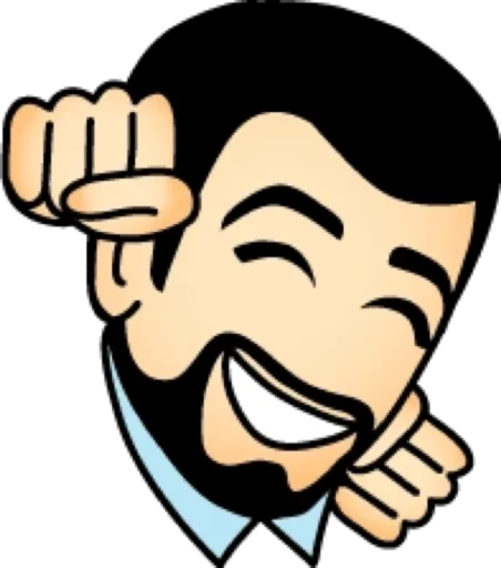 🥳 Стикер «Брюнет» для Telegram
