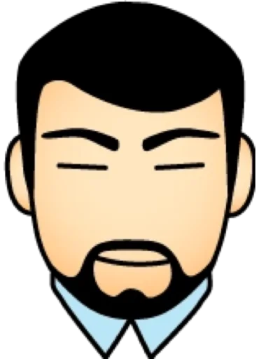 😌 Стикер «Брюнет» для Telegram