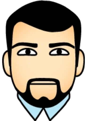 😐 Стикер «Брюнет» для Telegram