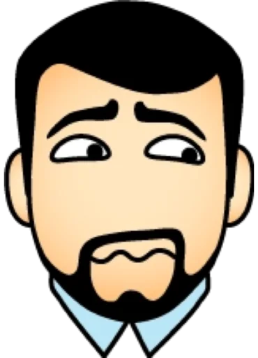 🥺 Стикер «Брюнет» для Telegram