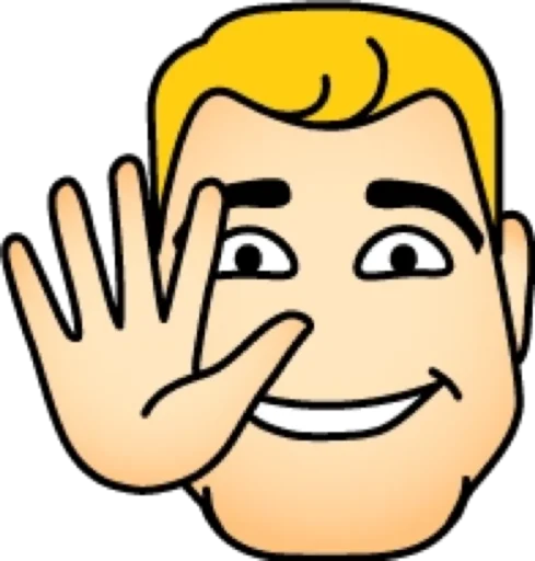 Стикерпак Блондин для Telegram