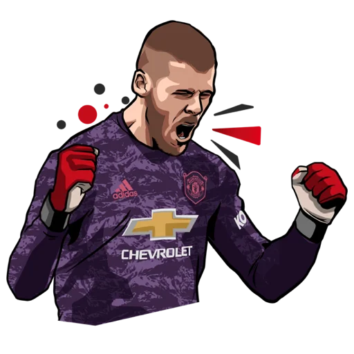✌️ Стикер «Manchester United» для Telegram
