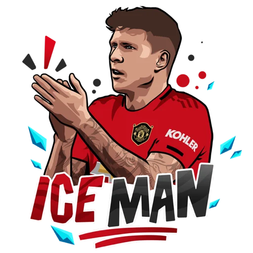 🥶 Стикер «Manchester United» для Telegram