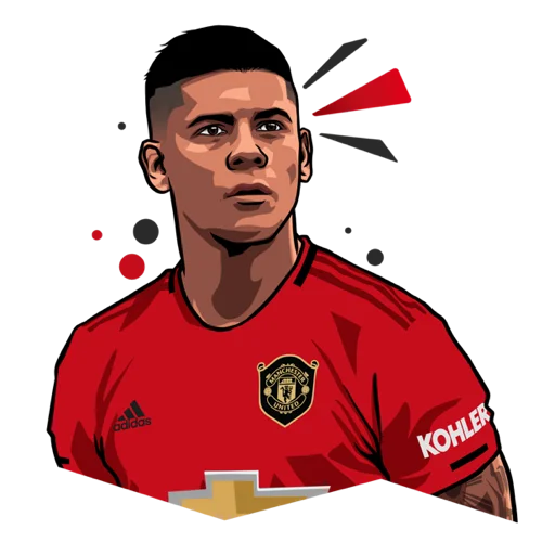 🤔 Стикер «Manchester United» для Telegram