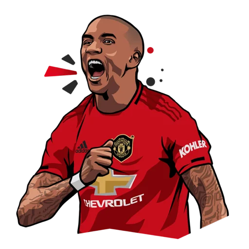 👍 Стикер «Manchester United» для Telegram