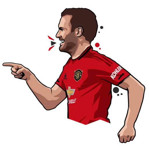 👈 Стикер «Manchester United» для Telegram