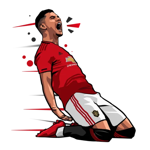 🤩 Стикер «Manchester United» для Telegram