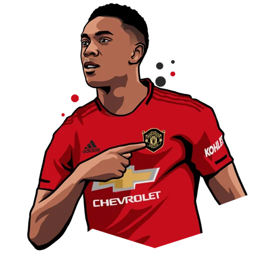 ♥️ Стикер «Manchester United» для Telegram