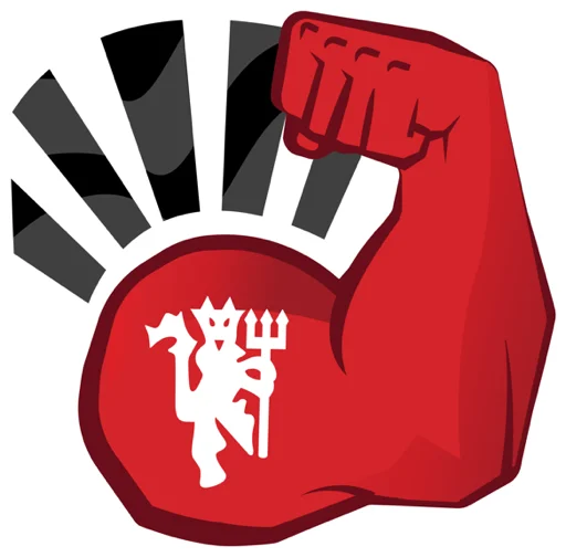 💪 Стикер «Manchester United» для Telegram
