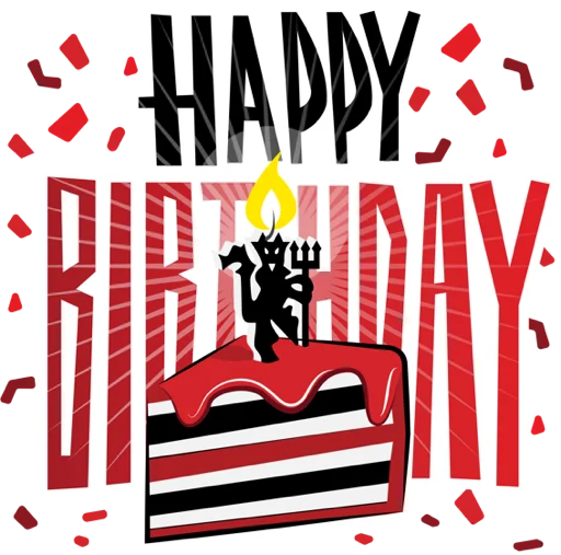 🎂 Стикер «Manchester United» для Telegram
