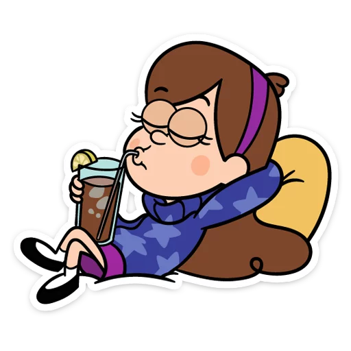 🍹 Стикер «Мэйбл Пайнс» для Telegram