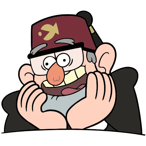 🤪 Эмодзи «Дядя Стэн из Гравити Фолз» для Telegram