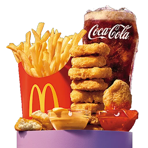👨‍👨‍👦‍👦 Стикер «McDonalds» для Telegram